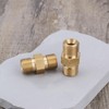 LT Easiyl 2 PCS 9/16"-18 Welding Hose Coupler Adapter Brass