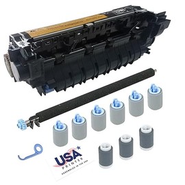 USA Printer CB388A-DMKv2-USA (CB388-67903 CB388-67901) Deluxe Maintenance Kit for HP Laserjet P4014 P4015 P4515 with RM1-4554 Fuser, CB506-67903 Transfer Roller, & Tray 2-6 Feed Rollers (110V)