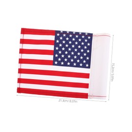 Totority Mini Golf Flags with Insert Tube Checkered Putting Green Accessories for Training Versatile Golf Cup Cover for Backyard Practice and Skill Improvement