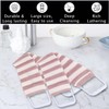HOMESHOPA Back Scrubber for Shower, Exfoliating Loofah Back Scrubbing Strap