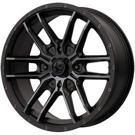 MSA Offroad Wheels MA43 14X7 4X110 S-BLK TTCC 10MM - M43-04710