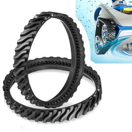 R0526100 Track Replacement Compatible with Zodiac Baracuda MX6 MX8 Elite Series Suction-Side In-ground Pool Cleaners, Heavy Duty Rubber Wheel Tire Belts (2-Pack)