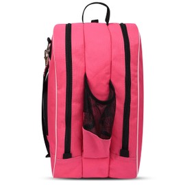 Exxact Sports Ice Skate Bag | Roller Skate Bag | Inline Skate Bag | Youth & Adult (Pink)