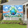 LOONELO Happy Earth Day Backdrop Banner April 22 Environmental Protection