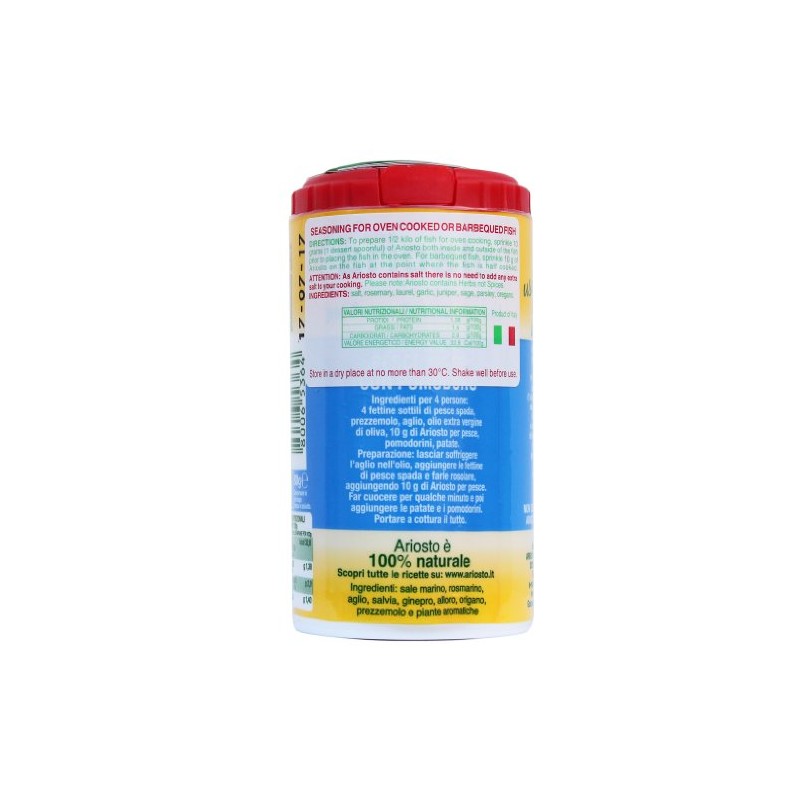 Ariosto Seafood Seasoning, Roasted and Grilled, 2.8 Ounce, 4 Per