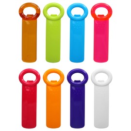 Merzio 8Pcs Easy Jar Opener, Effortless Jar Key for Seniors & Weak Hands, Simple Lid Opener Tool for Screw Jars and Bottles, Kitchen Gadget for Elderly