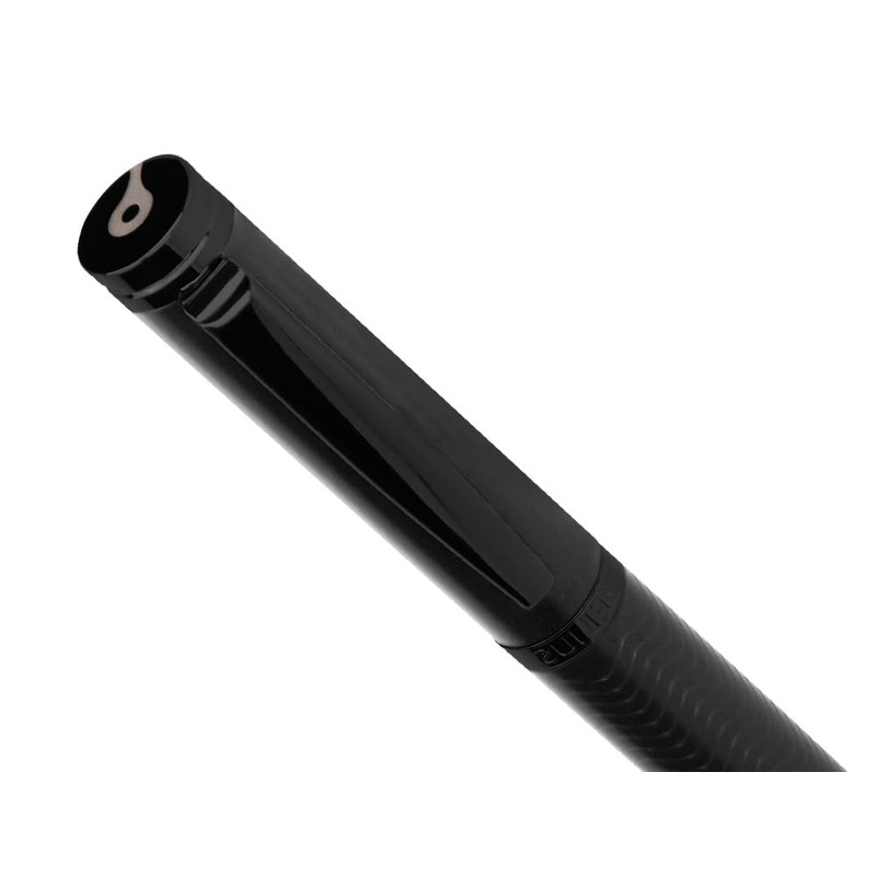 BELIUS Neptuno Aluminum Wave Ballpoint Pen Black Ink Blue Ink