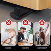 4 Pack Door Stoppers, Rubber for Bottom of Door, Rubber