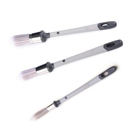 Trim Paint Brushes, 3 Packs with 0.45/0.75/1 Inch Paint Brushes for Walls, Touch Up Brushes, Small Paint Brush for House Wall Edges, Trim Painting Brush