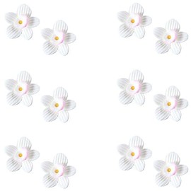 O'Creme Cymbidium Royal Icing Sugar Flower 1 Inch, Pack of 12