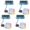 Yichuke Solar Pool Lights, Pool Lights, 10-Color 4-Mode Light Sensing