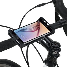 TIGRA SPORT FitClic MountCase Universal 6 Shock and Impact Proof Bike Kit for Smartphones Up to 6 Inch Screen Size, Black