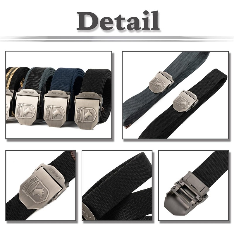 White Fang BT865 Men's Belt, Casual, Cool, Eagle, Hawk, GI