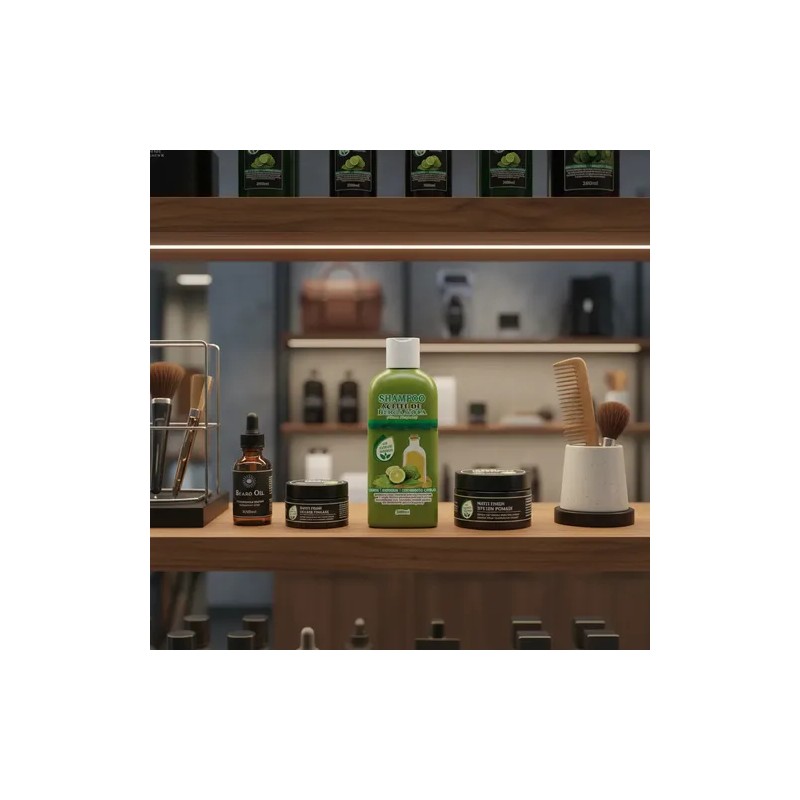 Shampoo Aceite De Bergamota Barba Y Cabello 500ml