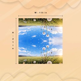 Magnetic Mailbox Covers with Dandelion Design – Farmhouse Garden Decor & Mailbox Post Protector Easy-Install Gift-Ready (21×18 Inch)