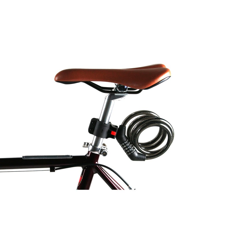 Vélo Line 86926-0099 5-Way Dial Wire Lock, Compact Bicycle Key,