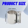 PACLVIO Exhaust Clamp, Exhaust Pipe Clamp, 2.0'' Butt Joint Stainless