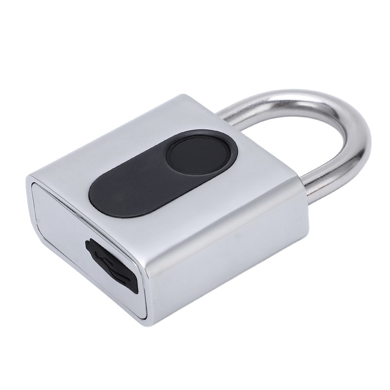 Smart Fingerprint Padlock Keyless Door Lock Waterproof Rechargeable Home Safety