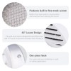 Round Aluminum Louver with Insect Screen, 2 Inches, White, 6-Pack
