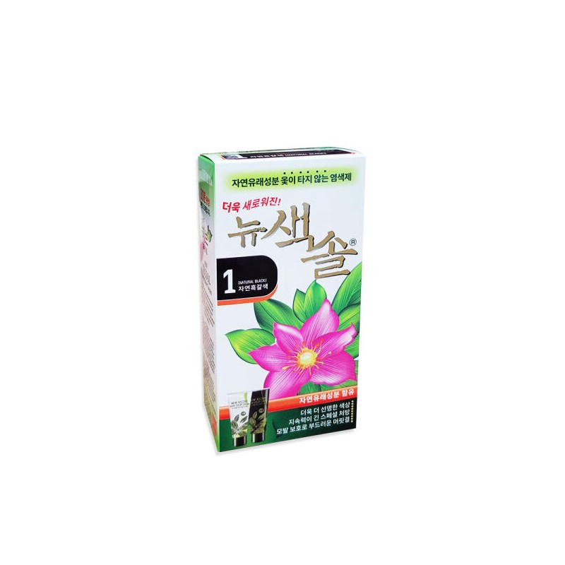 New Colorsol 옻 안타는 뉴 색솔 허브 칼라 크림 염색약