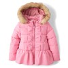 Gymboree,And Toddler Puffer Jacket,Pink Ribbon,4T