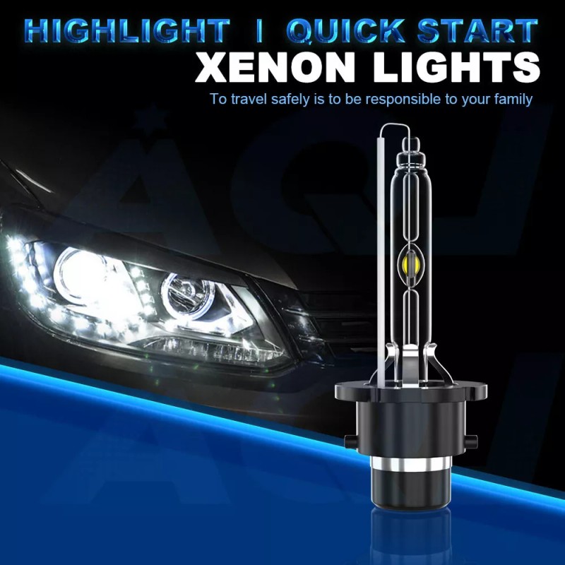 AuureLamp For Infiniti G37 2008-2013 6000K LED/HID Headlight High Low