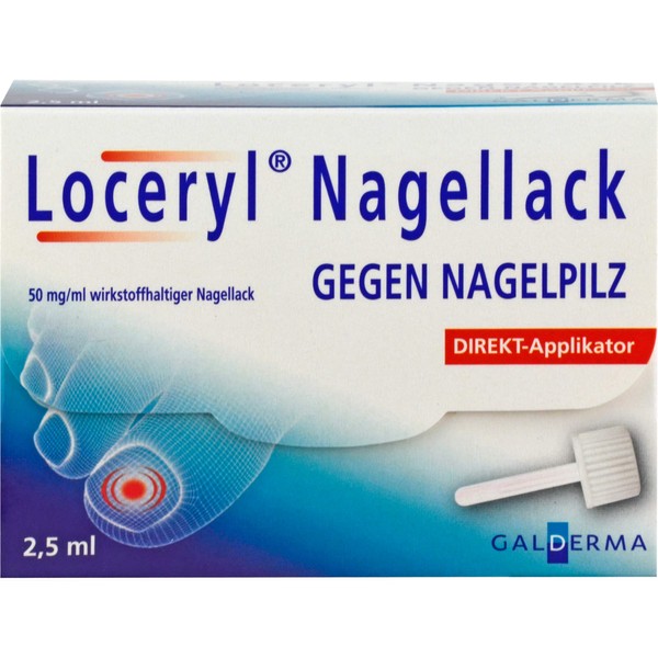 Kohlpharma Loceryl kohlpharma Nagellack gegen Nagelpilz Direkt-Applikator, 2.5 ml Wirkstoffhaltiger Nagellack