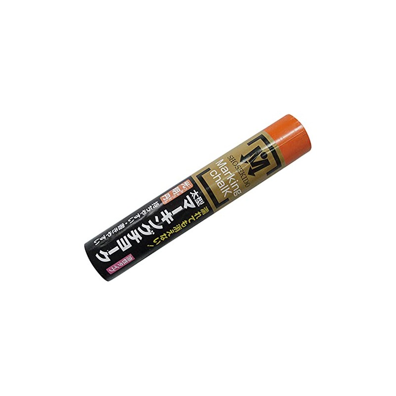 Shoshodo S30005 Thick Marking Chalk, Vermilion, Box of 12