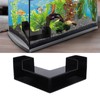 Generic Aquarium Underground Tunnel, Small Plastic 2 Outlets Corner Aquarium