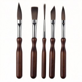 Icetop Brush Set, 5 PCS Watercolour Brushes for Artists