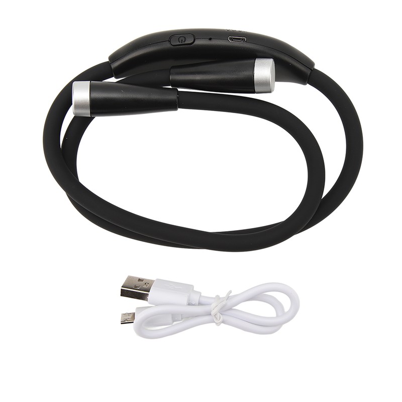 Neck Reading LED Lamp 3 Gear Brightness Bendable Silicone ABS