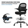 HYLONE Drafting Chair Tall Office Chair with Flip-Up Armrests Ergonomic