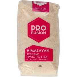 Profusion Organic Himalayan Rose Pink Crystal Salt Fine, 500g