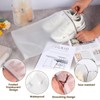 Drawstring Shoe Bag, White, shoe bag