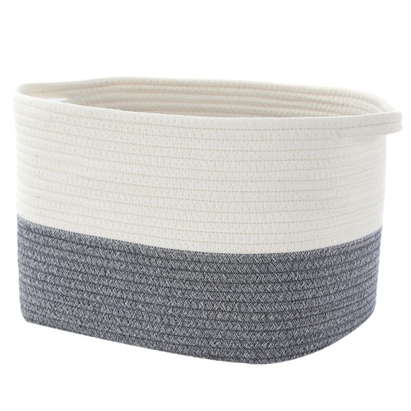 OXNSHEJW Storage Basket, Woven Storage Basket for Living Room, Cotton