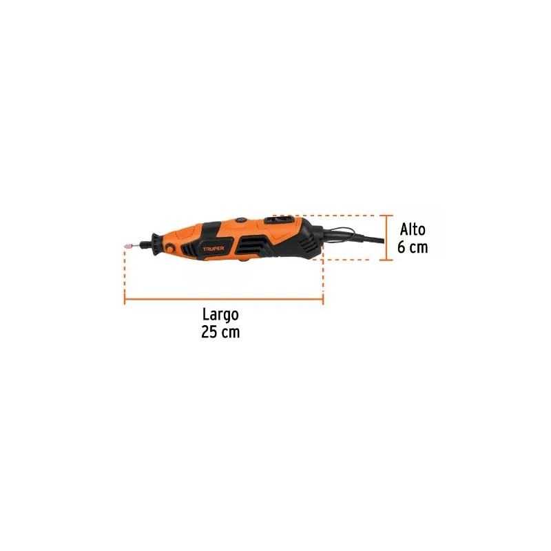 Truper Herramienta Rotativa 150w Con 97 Accesorios Truper Moto-a2
