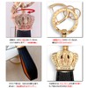 POP.HEART Crown Key Chain, Tiara, Crown, Strap, Leather, Women's, Men's,
