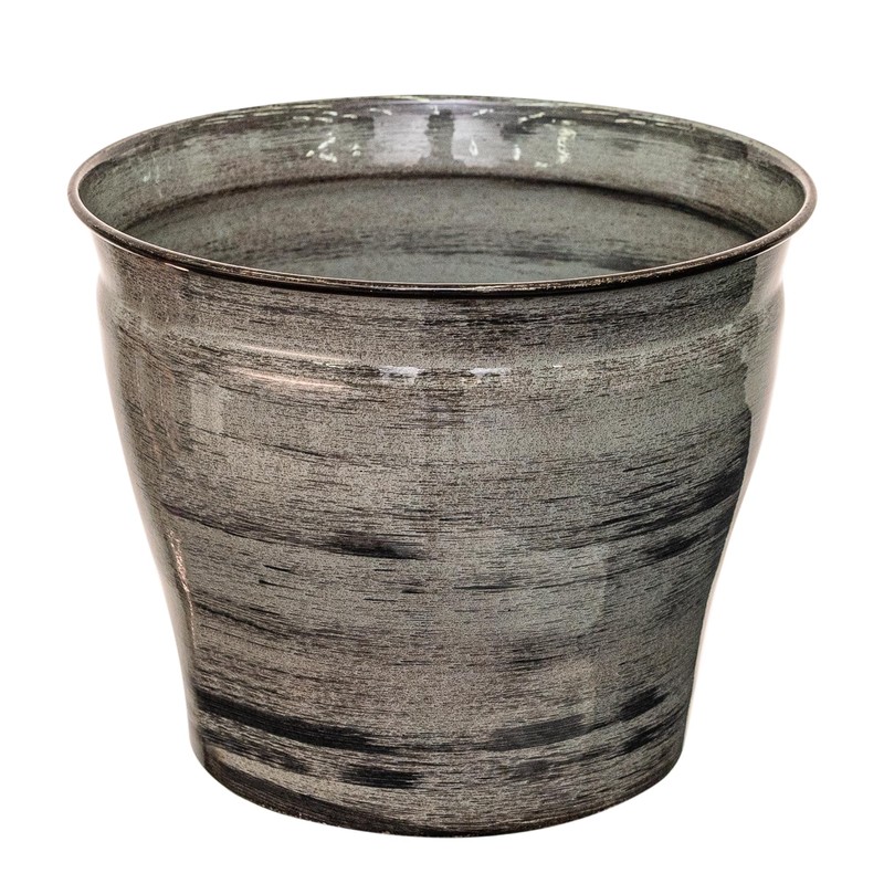 Robert Allen by Headwind - Ironstone Vanhorne Glazed Metal Planter