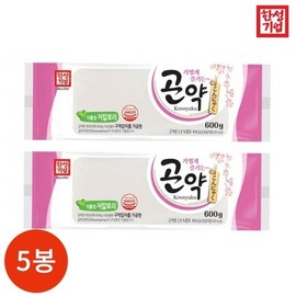 한성기업 곤약 600g x 5봉 Hanseong Enterprise Konjac 600g x 5 bags
