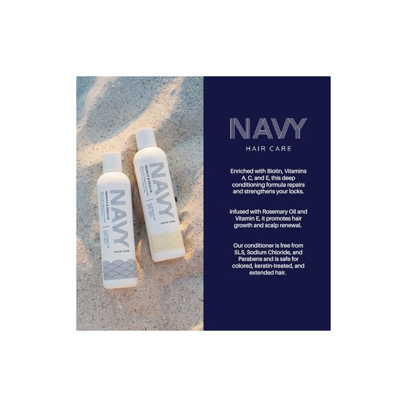Champú y acondicionador NAVY Hair Care para dar volumen al