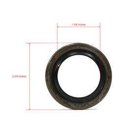 The ROP Shop | (Pack of 40 Double Lip Grease Seal 1.719, 2.565" for 3500lb Axle Marine Trailer