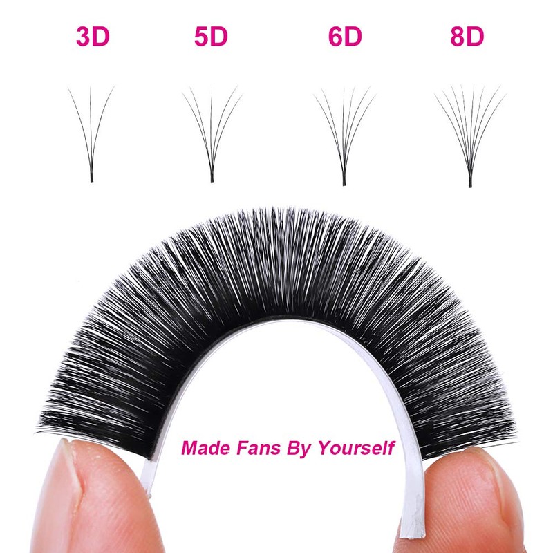 Fadlash Self-Fanning Eyelashes, Lash Extension, Easy Fan, 0.05 mm Volume