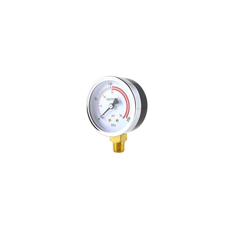 SÜA - Low and High Pressure Gauges for Acetylene Regulator
