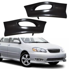 Front Bumper Lips Spoiler Chin Splitter Wrap Angle Body Kit Replacement for Corolla 2005 2006 2007 2008