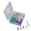 60pcs Nail Sanding Bands with Mandrel Bit Manicures Tool Professional
