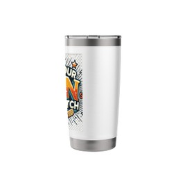 Humorous design "GO HIT YOUR SHIN ON A TRAILER HITCH." Stainless Steel Insulated Tumbler