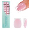 Vansiho 150 Uñas Postizas de Gel Francesas, Uñas Postizas de