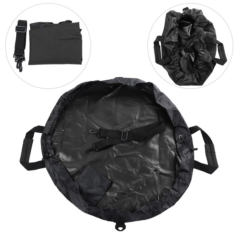 Oxford Cloth Wetsuit Changing Mat Surfing Beach Pad Carry Dry