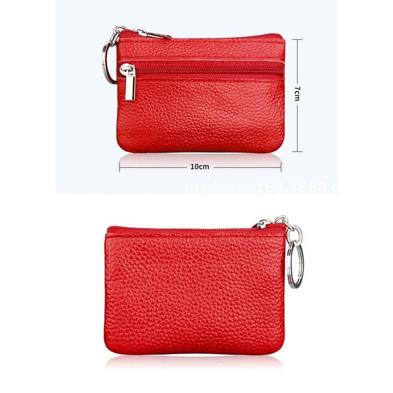 Beatus Grain Leather Coin Purse, Coin Purse, Leather, Genuine Leather,
