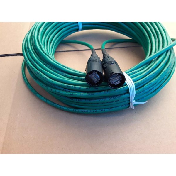 Unbranded 50 FT PRO CAT5E Tactical Shielded w/Neutrik Ethercon RJ45